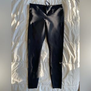 NIKE dry fit black tights high waisted